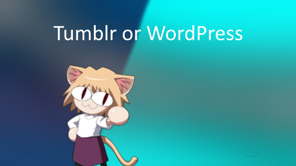 Why I still use WordPress instead of Tumblr